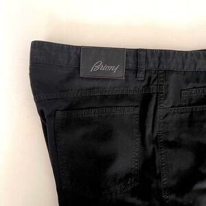 Brioni Men's Dark Charcoal Jeans